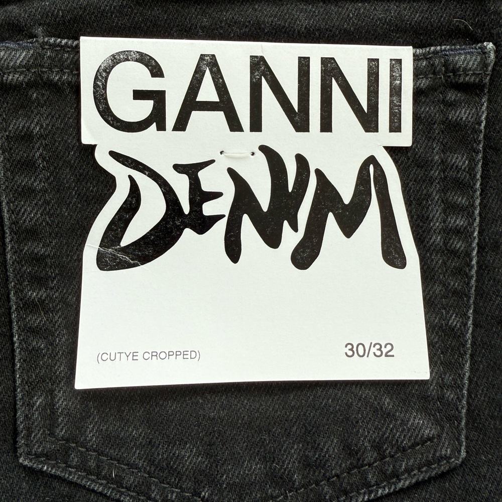 Ganni black denim jeans- brand new with tags- size 30/32